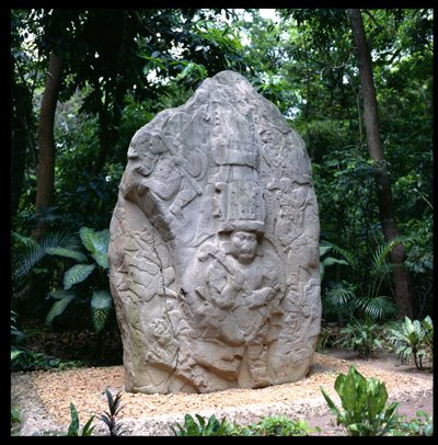 Stele 2, Pre-Classic Period by Olmec
